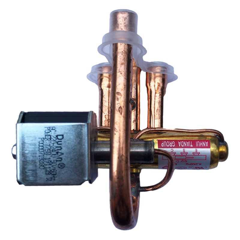 Кондиционер SANHUA 1P2P3P5P четырехходовой клапан Кондиционер четырехходовой электромагнитный клапан управление охлаждением медные детали охлаждение