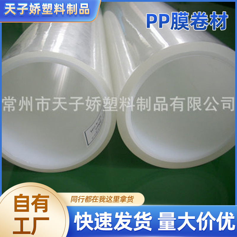 常州天子娇长期大量供应白色PP膜卷材 薄膜片材印制