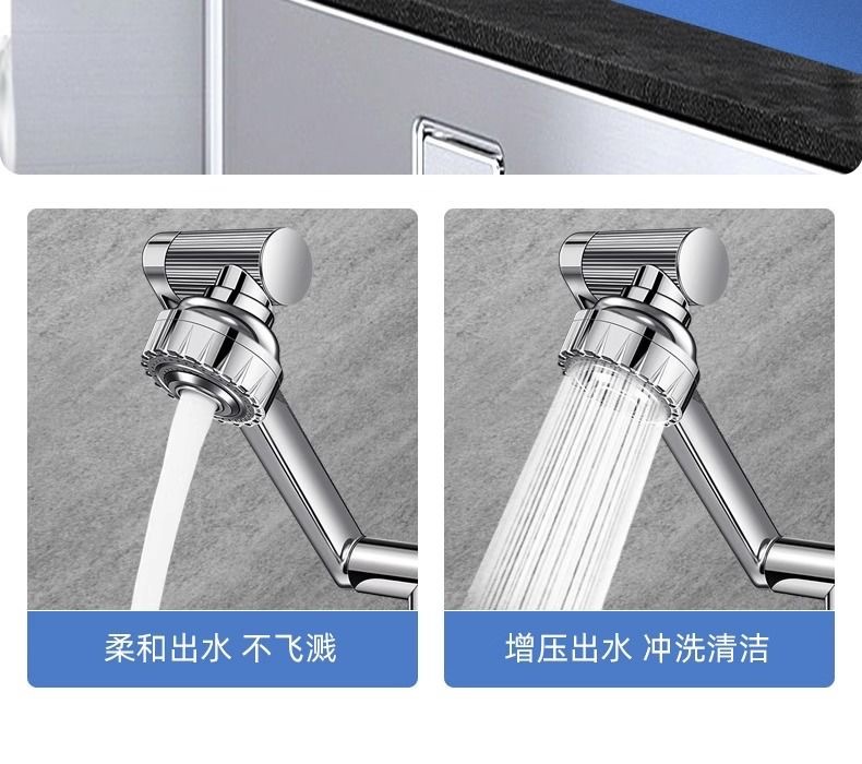 Universal rotating faucet washbasin, household kitchen and bathroom basin, Maneki Neko washbasin, single cooling faucet Item Picture