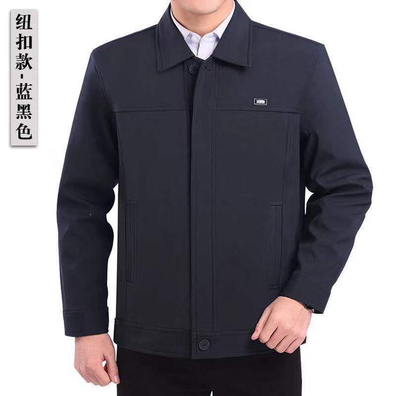 2021 nueva primavera y otoño delgada chaqueta de hombre de mediana edad chaqueta de hombre casual de negocios de mediana edad y ancianos abrigo de papá