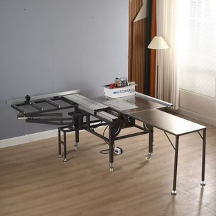 Precision Sliding Table Saw, Multifunctional Woodworking Dust-Free Woodworking Saw, Foldableable Saw Table, Decoration Cutting Saw