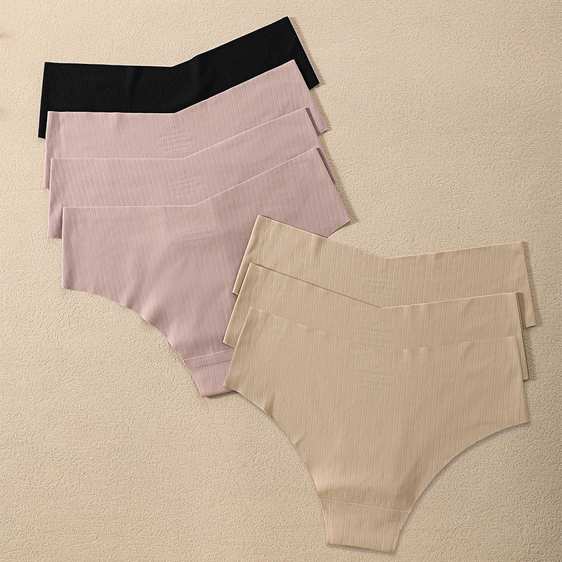 Europe and the United States cross-border explosions seamless striped bikini ladies briefs shein new foreign trade underwear women wholesale Europe and the United States cross-border explosions seamless striped bikini ladies briefs shein new foreign trade underwear women wholesale