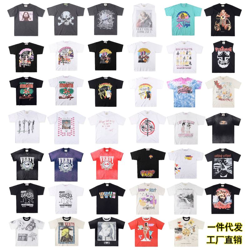 外国貿易卸売Vertabrae男女同モデル欧米の半袖合集|undefined