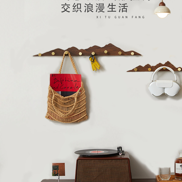 Entrance Door Coat Hook, Entryway Coat Rack, Wall-Mounted Coat Hook, Creative Clothes and Hat Hook Behind the Door, No Drilling Required