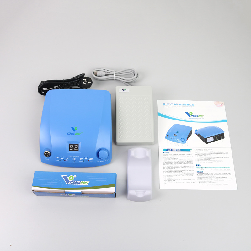 Dental taladro fuerte sin escobillas máquina de pulir dentadura oral reparación pulido jade talla herramienta de molienda de reparación de alta velocidad
