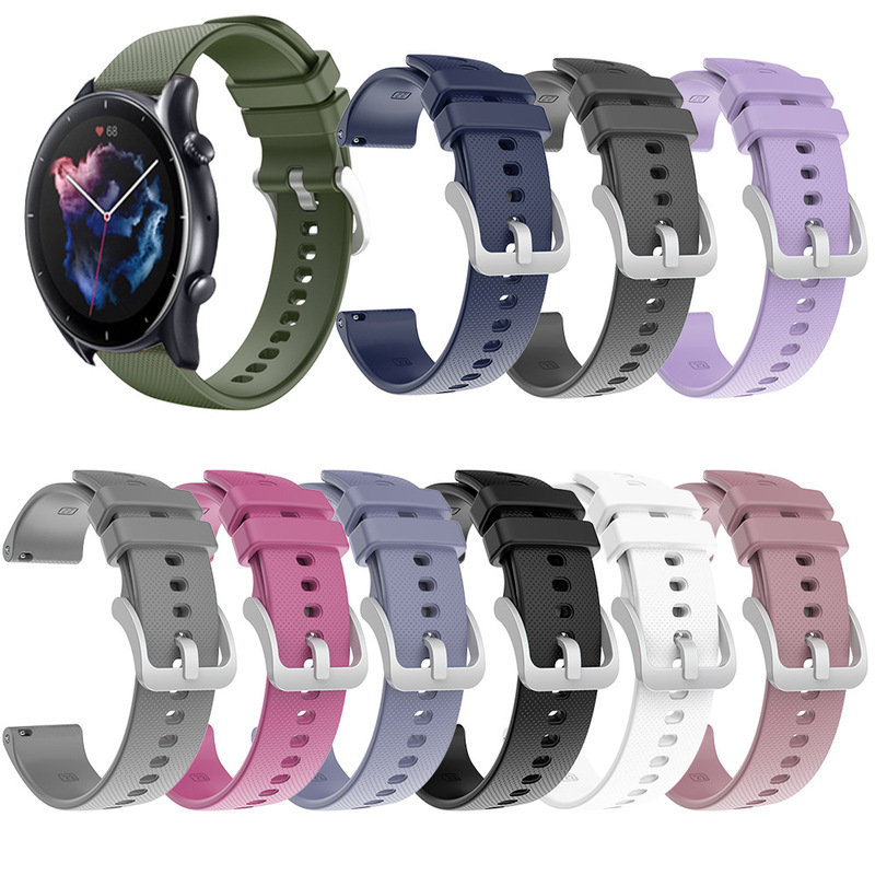 Suitable for Huami amazfit GTR3 Silicone Strap Huami Jue I Strap GTR3 PRO Wristband Diamond Pattern