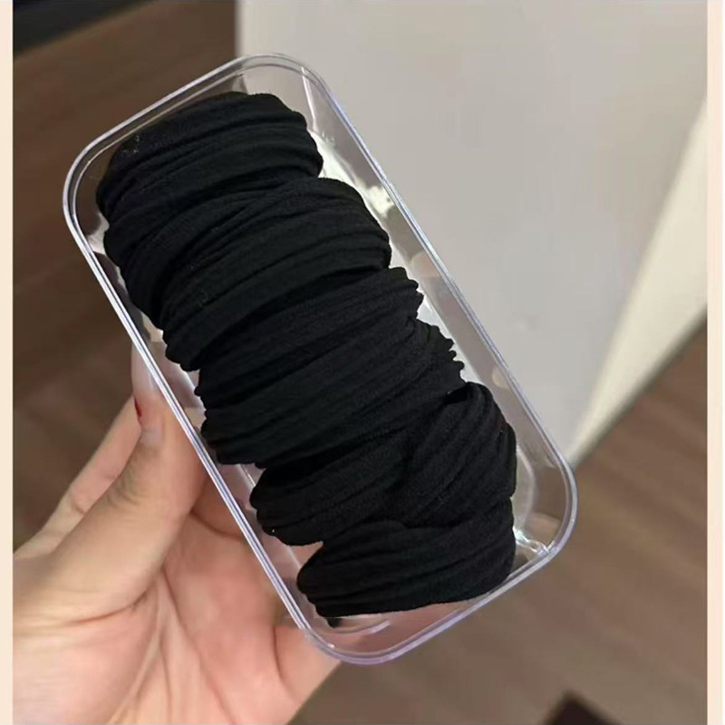 高级感大肠发圈发绳高马尾不伤发橡皮筋高弹力头绳女发饰儿童头饰|undefined