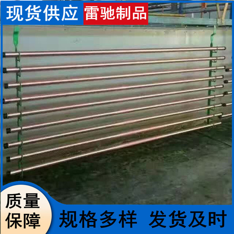 雷驰接地铜包钢接地棒20  25mm 30mm18mm 17.2镀铜接地棒 接地极