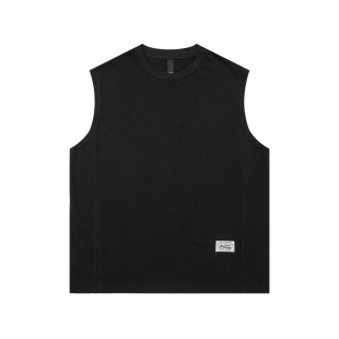 Urban Goods 2025 Summer New 300g Heavyweight Pure Cotton Basic Tank Top