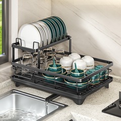 新しいキッチン食器収納ラック、ボウルラック、箸、食器収納ボックス、クリーニングラック、排水バスケット、食器排水ラック