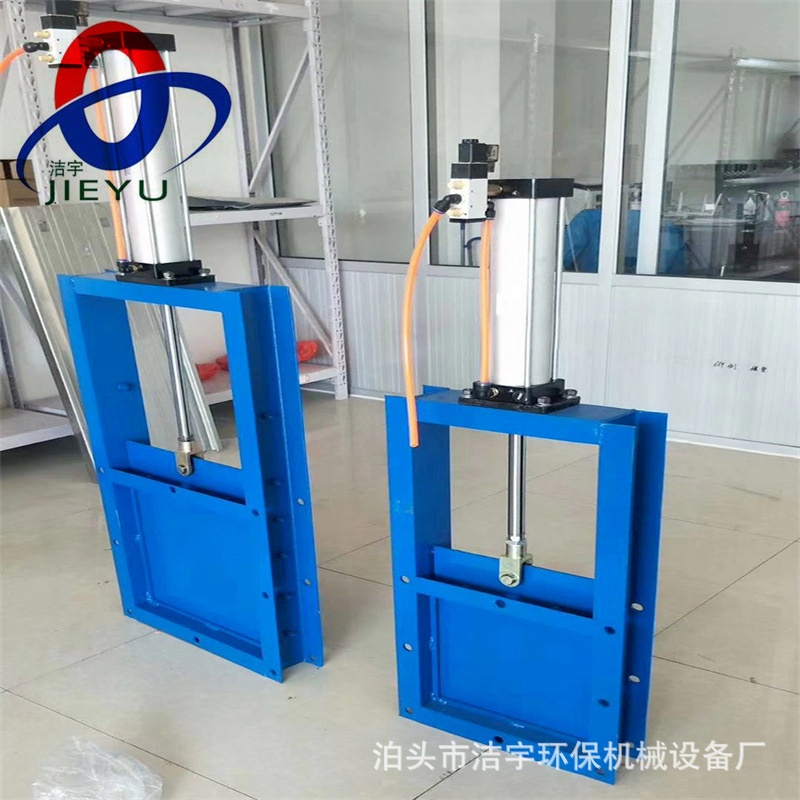 手动圆型插板阀法兰型闸板阀手动双向插板门螺旋闸阀无卡堵300型