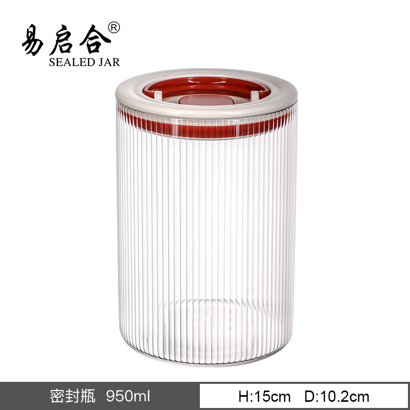 Fábrica directa de suministro de alta borosilicona tanque de vidrio sellado tanque de almacenamiento de frutas secas tangerinas al por mayor de alta borosilicona tanque de vidrio