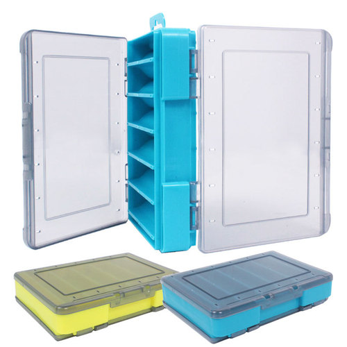 Lure accessory box U size wooden shrimp box bait box storage box VIB mino wave climbing transparent