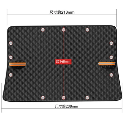 Glass Sunshade, Thickeneded Magnetic Snow | Car snow shield - upgraded-model-with-12-magnets-in-non-woven-bag