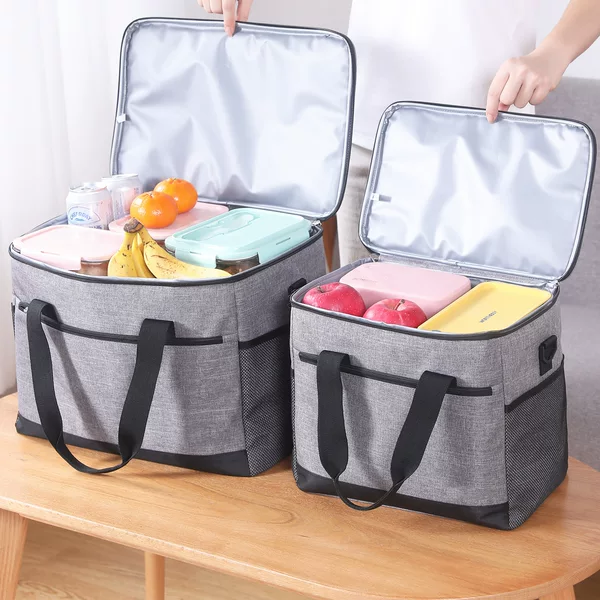 Cross-Border Hot-Selling Oxford Cloth Insulated Cooler Box, Large Capacity, Suitable for Market Stalls, Car Refrigeration, Outdoor Ice Pack, Home Cold Storage