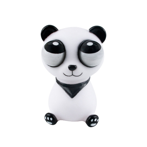 Squeezable Pop Eye Panda Stress Relief Toy, Creative Squinting Funny Prank Toy, Wholesale