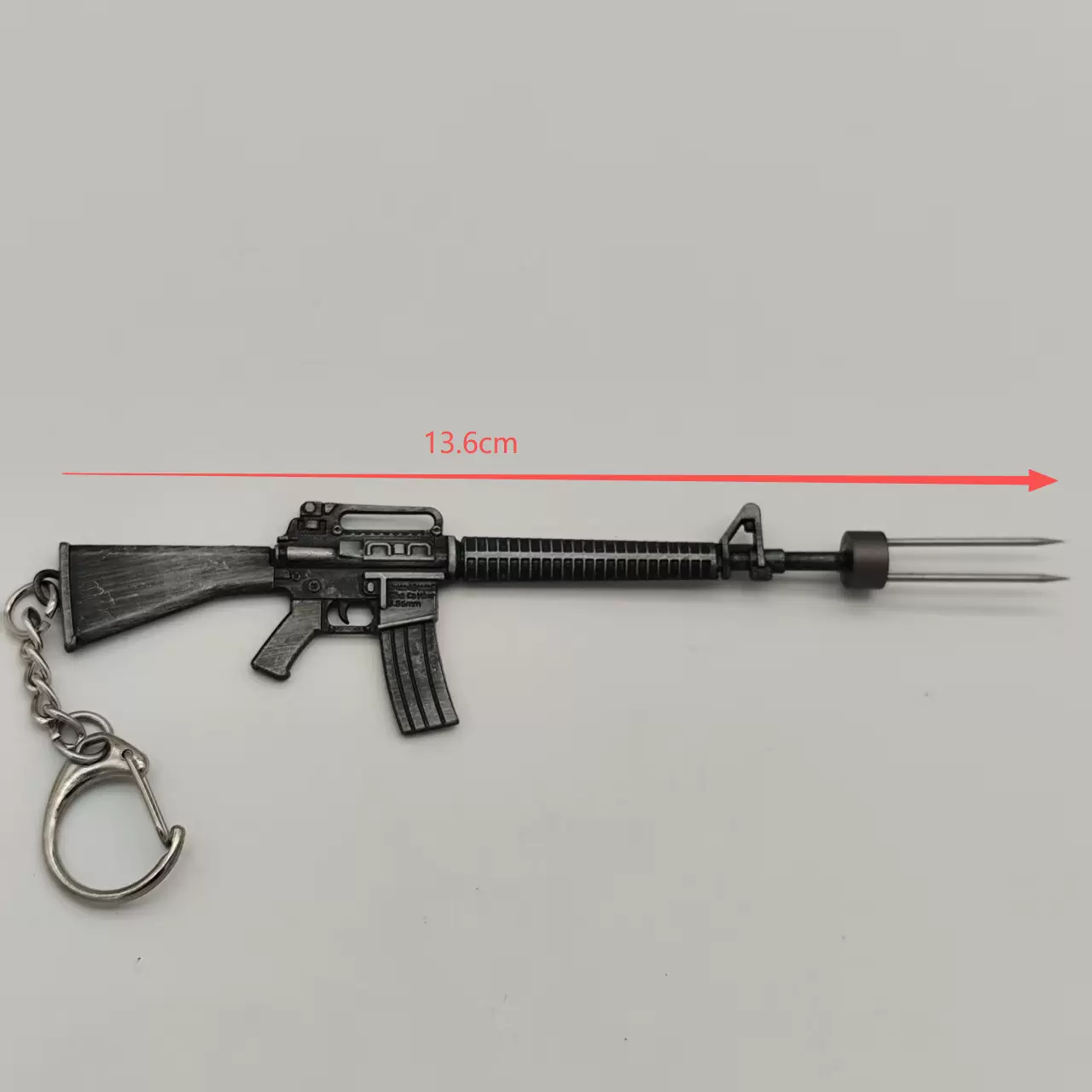 枪模型款通烟针带钥匙扣