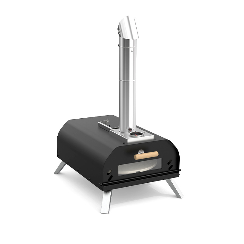 Amazon horno de pizza giratorio portátil con piedra de pizza madera granular horno de pizza plegable horno de pizza al aire libre