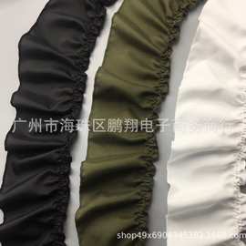 现货10CM加厚仿棉布加密自然皱荷叶边窗帘布艺家居裙摆花边辅料
