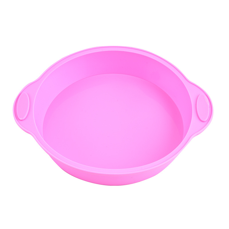 둥근 귀걸이 케이크 틀(핑크)