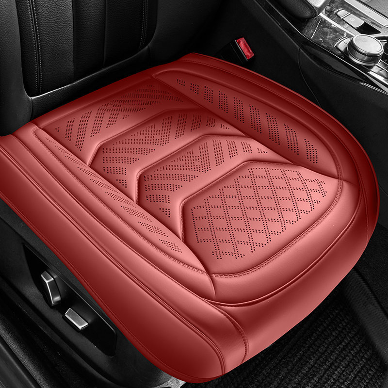 25 Years New Laser Perforated Wireless Embossed Nappa Leather Car Seat Cushion Four Seasons Multi-Piece Cushion Wholesale