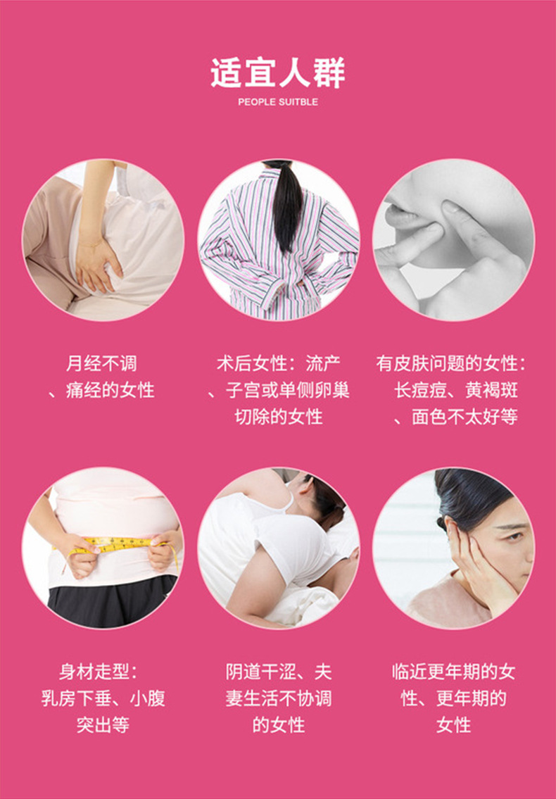 Tian Yun Capsules — Raspberry, Kudzu, Ginkgo & Soy Isoflavone Herbal Supplement for Women key features