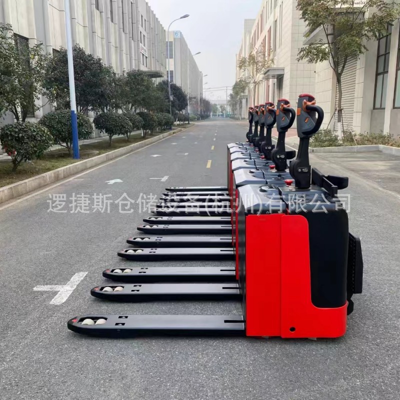 电动托盘搬运车3吨站驾式装卸液压搬运车升降地牛叉车搬运唧车