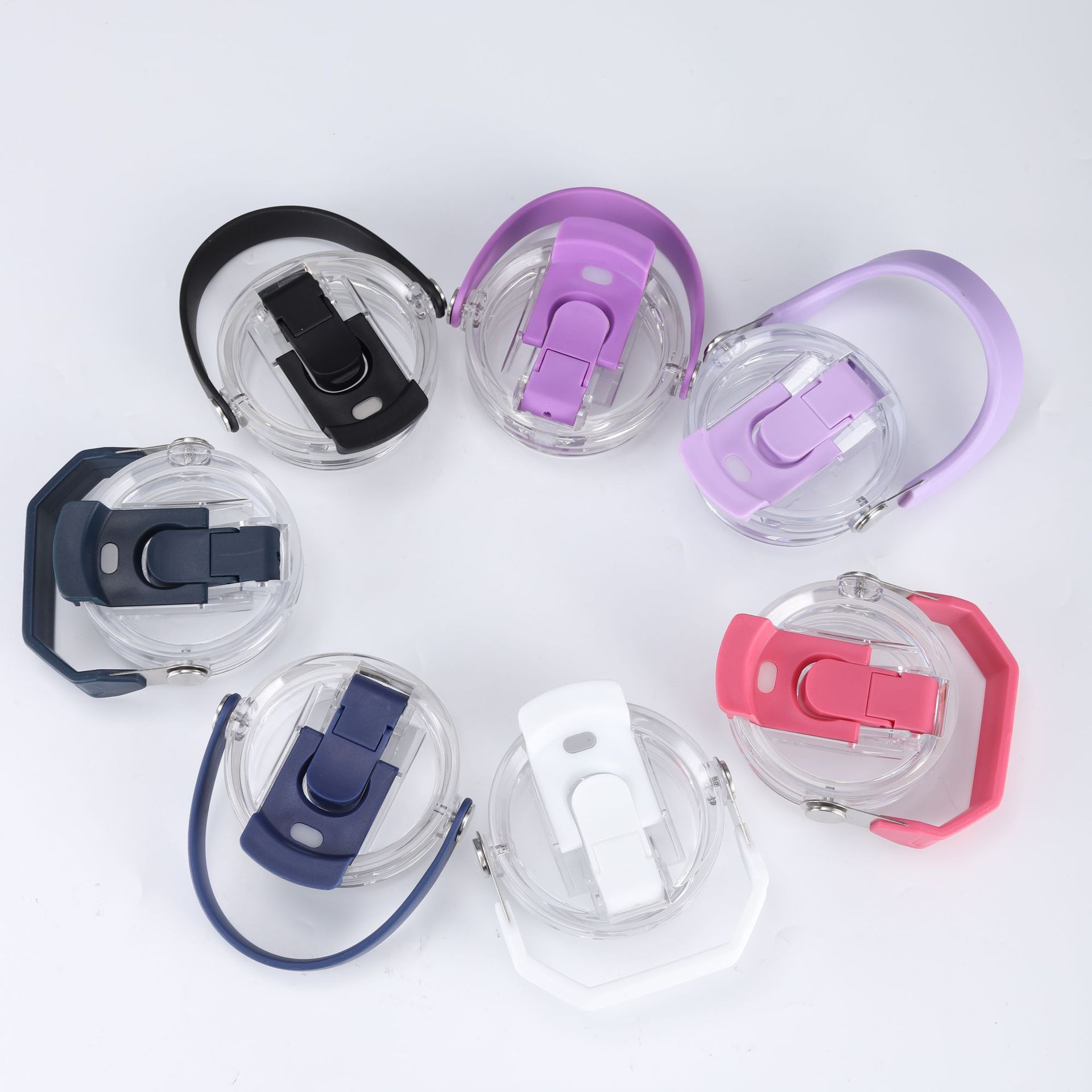 Vaso de coche portátil transfronterizo Taza de aislamiento de acero inoxidable 304 Taza de paja de coche de 30oz Stanley mismo estilo