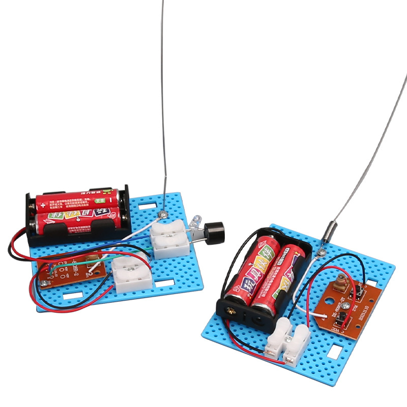 Transmisor interesante estudiantes de primaria ciencia y tecnología pequeños inventos DIY material experimental de ciencia popular modelo de ensamblaje manual