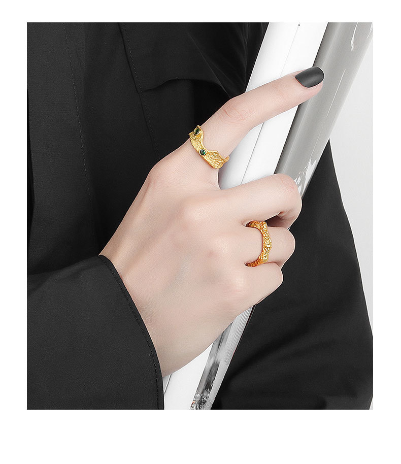 6g Weight Open Rings Classification Adjustable Ring Size 1 Piece Quantity Daily Occasion Copper Material Geometric Pattern Women's Gender Plating Design Retro Style Wholesale Retro Geometric Copper Plating Open Rings 10