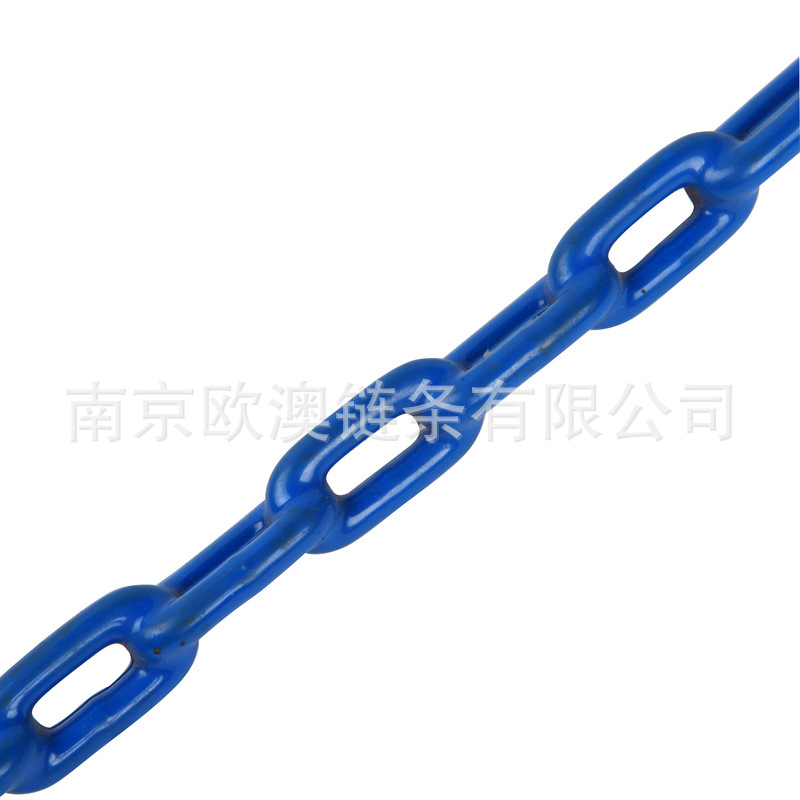 厂家供应 供应6mm热镀锌铁链条铁链子 用于护栏牵引等 质优价廉