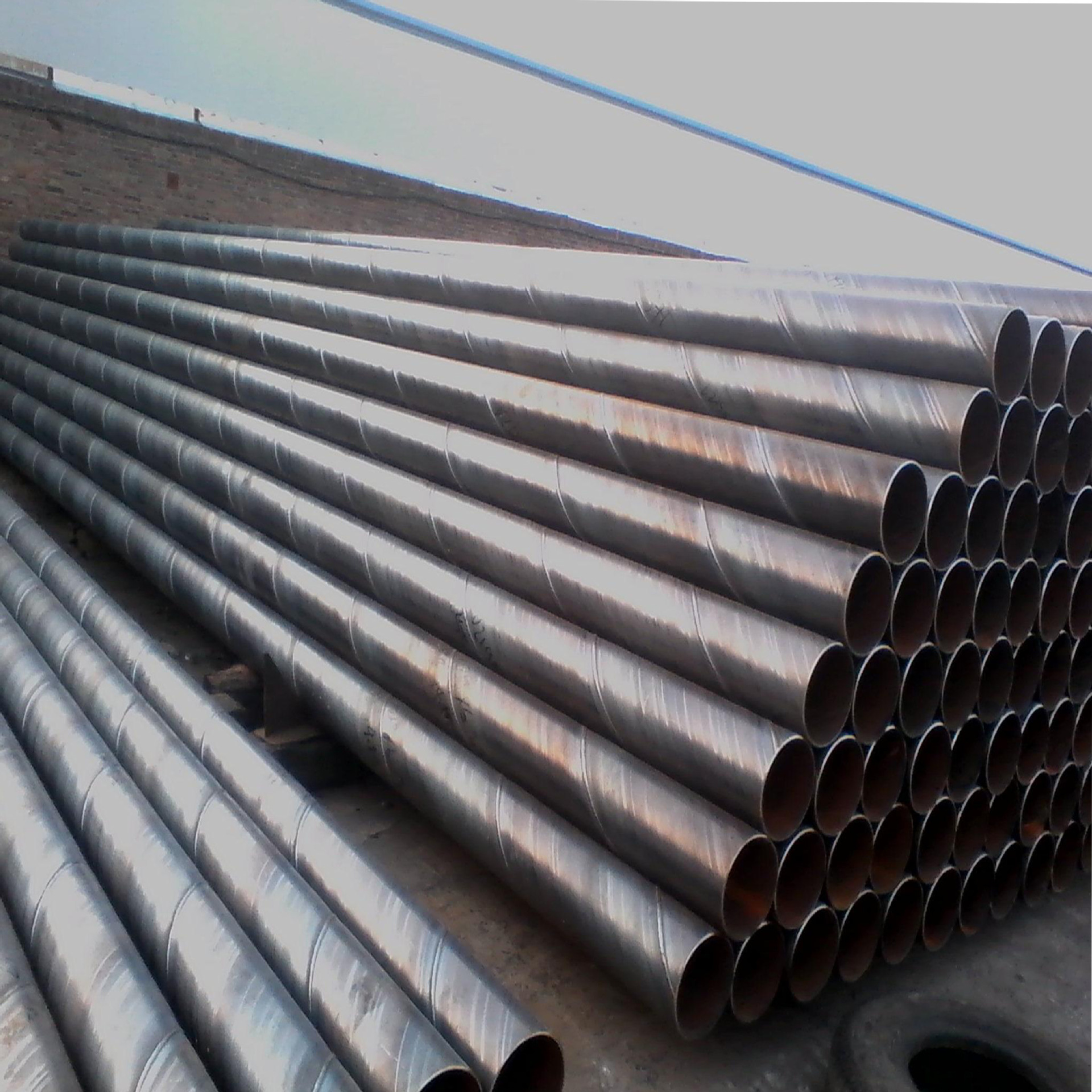 3pe防腐钢管环氧粉末防腐螺旋钢管8710内外涂塑复合排水钢管批发