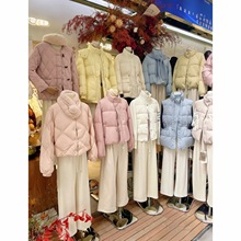 短款立领羽绒服高端女装新款批发加厚保暖中长款白鸭绒保暖外套女