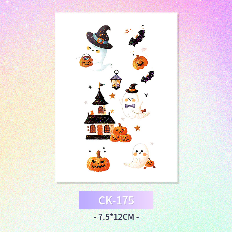 Glitter mariposa cara pegatinas tatuaje pegatinas hadas lavable impermeable de larga duración lindo unicornio ciervo Luna Estrella Planeta