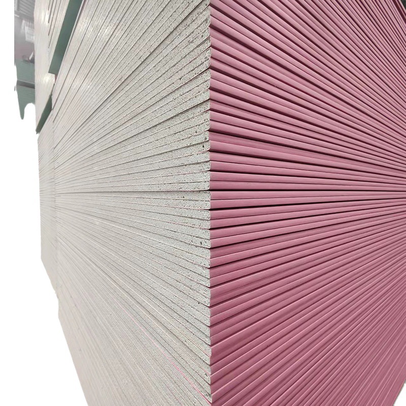 Los fabricantes suministran papel ignífugo tablero de yeso reforzado al por mayor partición techo multi-especificación tablero de yeso de papel