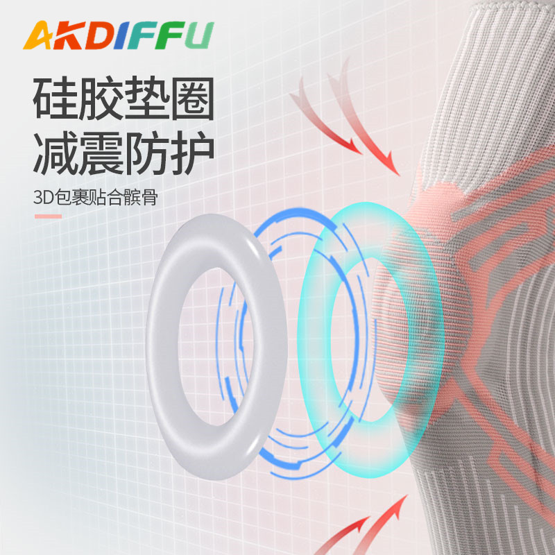 Verano nueva rótula de silicona de punto cubierta de rótula de Deportes de silicona soporte de primavera baloncesto rótula montañismo correr