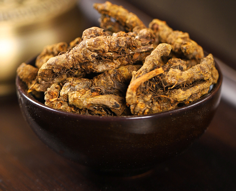 Da Huang Huang Lian Huang Qin Herbal Tea Blend 80g Dried Rhubarb Coptis Scutellaria Decoction Pieces quality and texture