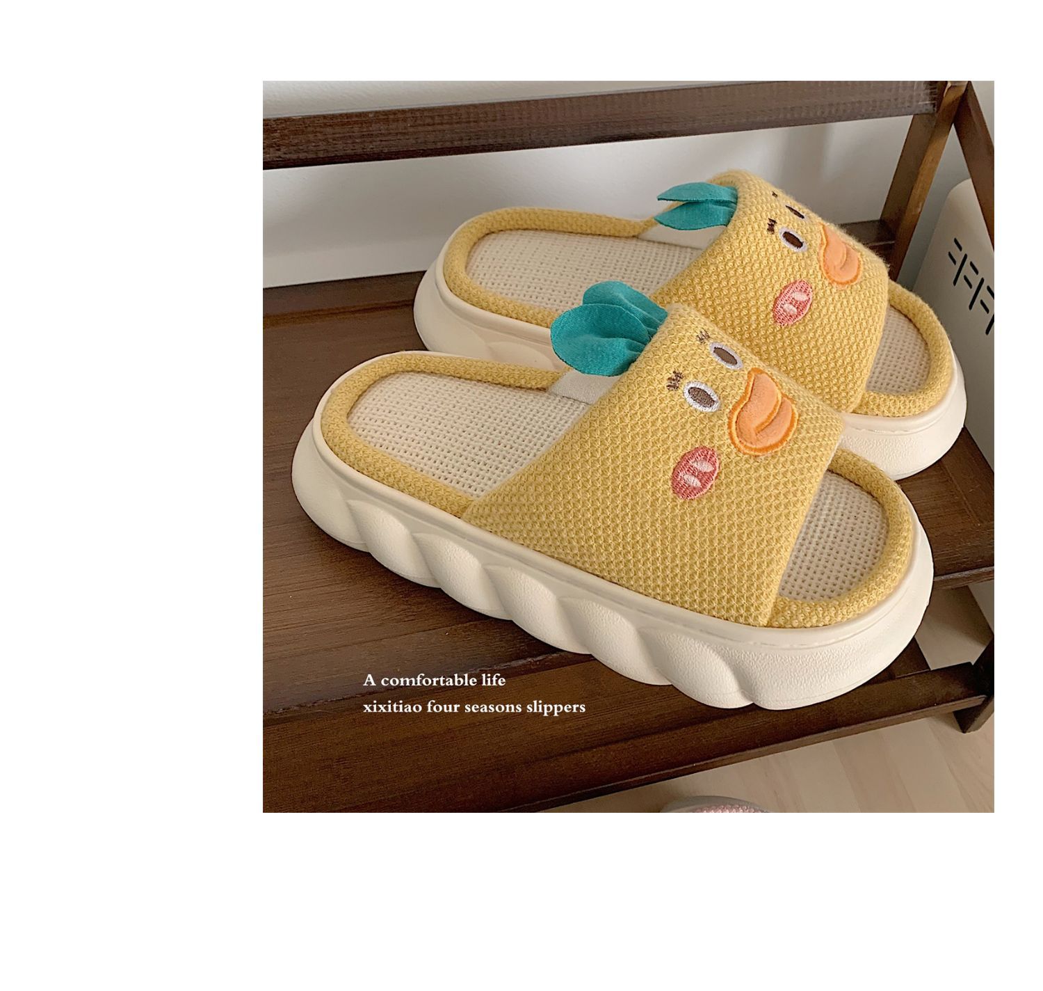 Scarpe da interni in schiuma da camera da letto autunno inverno in velluto peluche a punta chiusa da donna_voghion.com