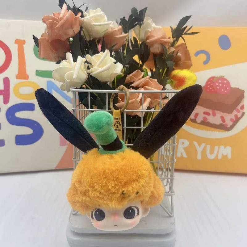 新製品 DIMOMO 小頭シリーズビニールぬいぐるみキーホルダー女の子かわいいバッグペンダント車のキーチェーンバッチ|undefined
