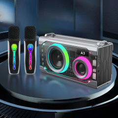 ダブルスピーカーの甲の音響の重い低音の大砲はマイクの屋外のk歌の一体の音響のA3携帯電話のbluetooth接続を持ちます。