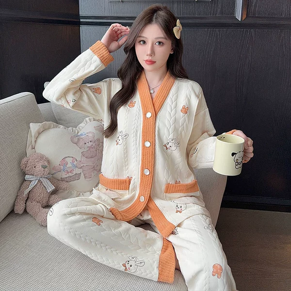 [Upgraded Wheat Ear Craft] Air Cotton 555 Orange Rabbit