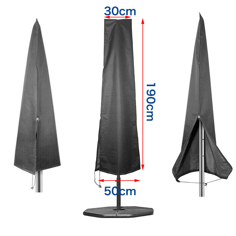 Cross-Border Patio Umbrella Cover Outdoor Rainproof, Dustproof, and Sunshade Umbrella Protective Cover