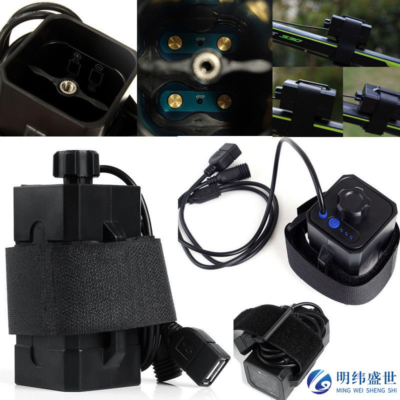 New USB Bicycle Light Waterproof Battery Box Power Bank 5V 8.4V Mobile Power Supply 18650 Lithium Battery Pack New USB Bicycle Light Waterproof Battery Box Power Bank 5V 8.4V Mobile Power Supply 18650 Lithium Battery Pack