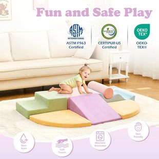 Cross-Border Best-Selling Children's Multi-Functional DIY and Splicable Educational Sofa High-Density Sponge Creative Sofa Cushion