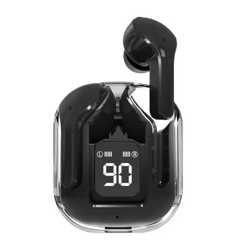 新しいホットスタイル透明ワイヤレス Bluetooth ヘッドセットデジタルディスプレイ高品質超長バッテリー寿命スポーツゲームノイズリダクションインイヤータイプ|undefined