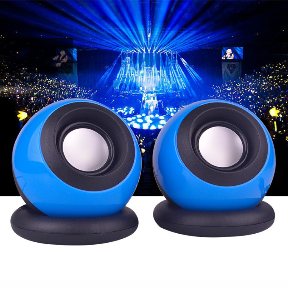 Altavoz USB Yu Shuo para Computadora y Oficina, Graves Potentes, Mini Altavoz