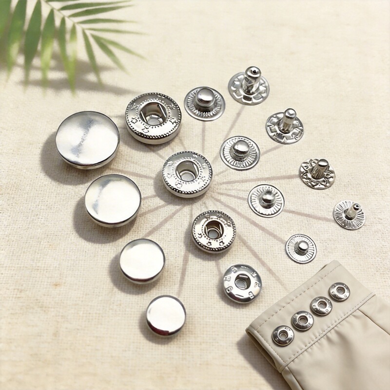 Directly from the Manufacturer: Invisible Snap Buttons for down Jackets, Snap Fasteners, Copper Hidden Buttons, Cotton Clothing, Bags, Wallets, Snap Fasteners