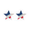 Retro earrings, accessory, USA