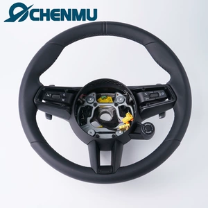 Suitable for Porsche Cayenne Panamera 992 Black Cayman 718 Boxster modified new steering wheel