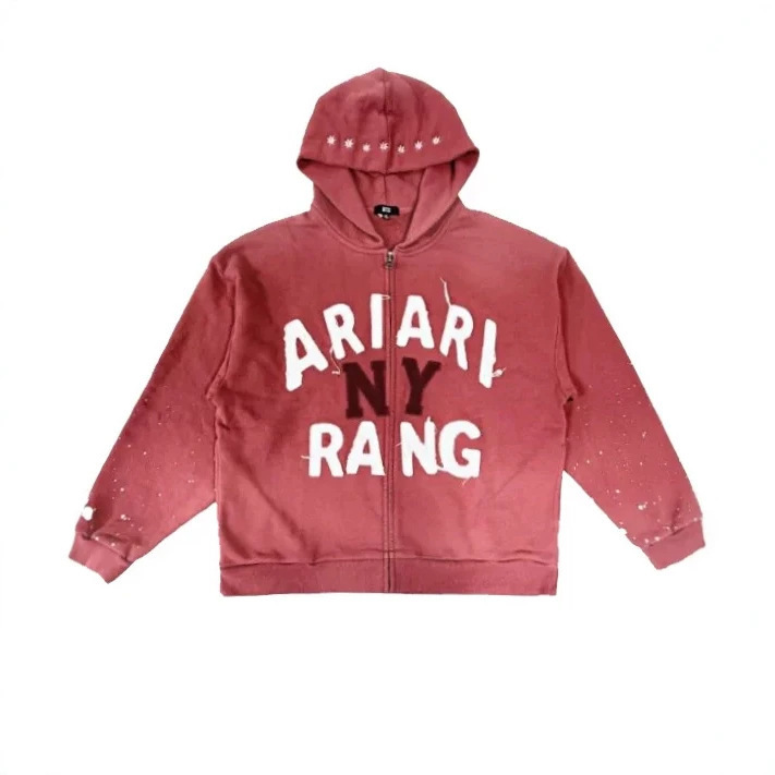 ARIRANG New York Hoodie - Bangtan Boys New York Pop-up Store Vintage Patch Zipper Sweatshirt ARIRANG New York Hoodie - Bangtan Boys New York Pop-up Store Vintage Patch Zipper Sweatshirt
